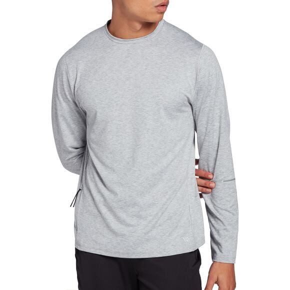 VRST Men's Run Warm Crewneck Long Sleeve Shirt XXL Gray NWT - Picture 1 of 2